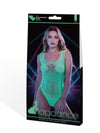 Lapdance Lingerie Lapdance Glow In The Dark High-Cut Teddy