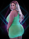 Lapdance Lingerie Lapdance Glow In The Dark Mini Dress - Queen