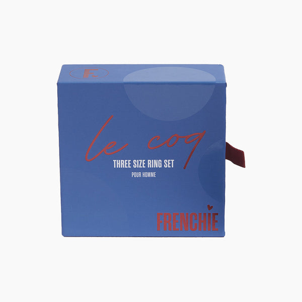 Frenchie Le Coq Three Ring Size Set