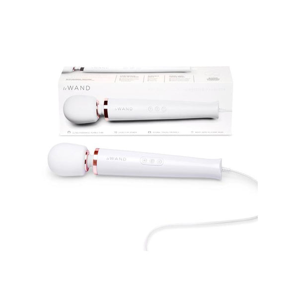 Le Wand Plug-In Vibrating Massager - Colour: White