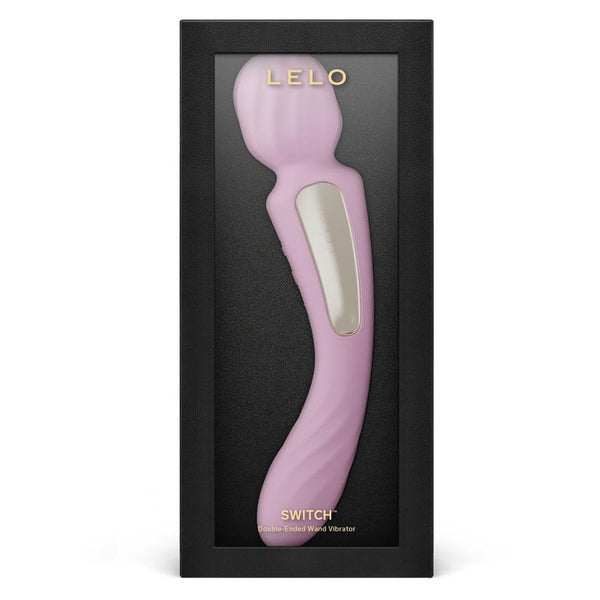 LELO Switch Double Ended Wand Vibrator - Colour: Soft Pink