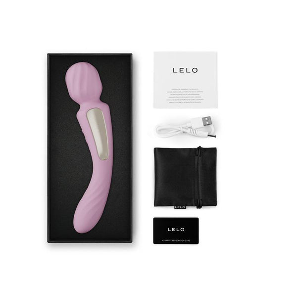 LELO Switch Double Ended Wand Vibrator - Colour: Soft Pink