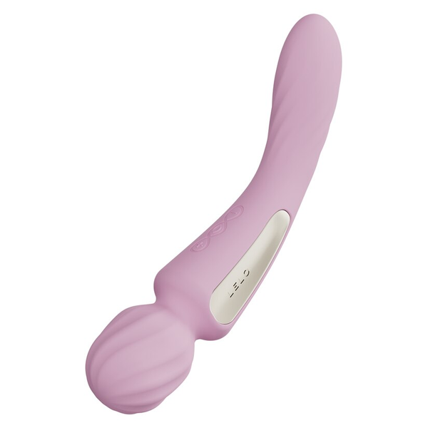 LELO Switch Double Ended Wand Vibrator - Colour: Soft Pink
