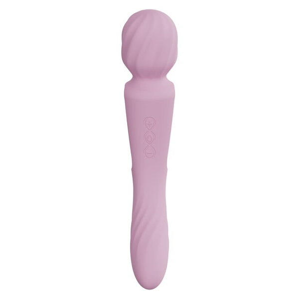 LELO Switch Double Ended Wand Vibrator - Colour: Soft Pink