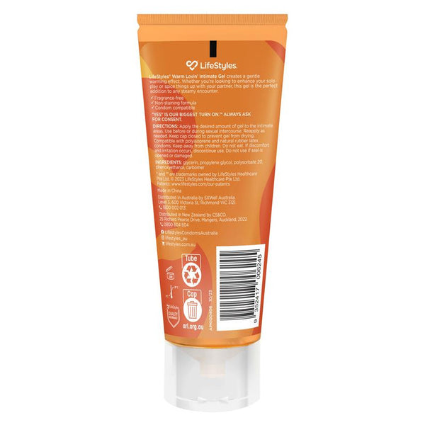 LifeStyles Warm Lovin Gel 80ml