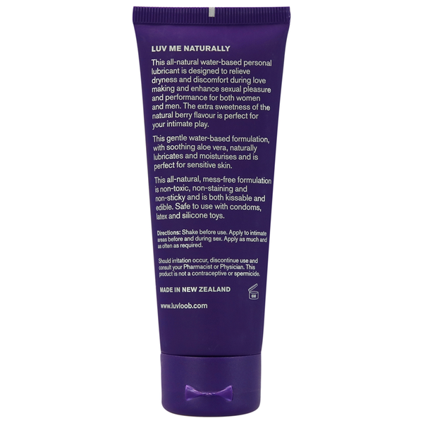 Luvloob Love Me More Water-Based 75mL Lubricant Berry
