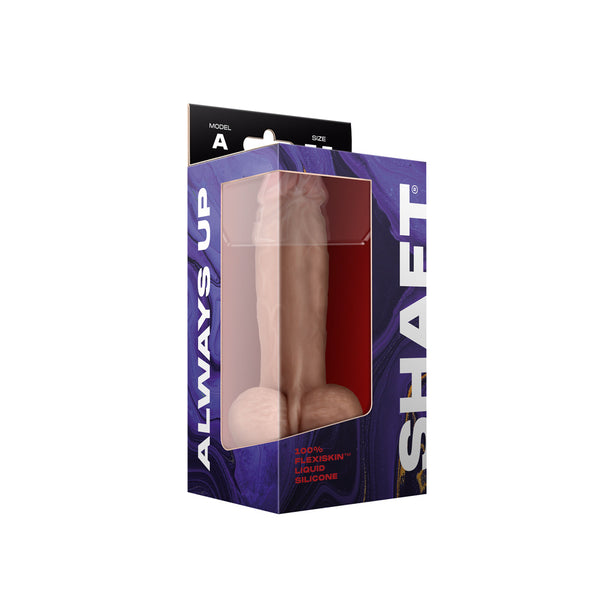 Shaft Model A 7.5 Inch Liquid Silicone Realistic Dildo with Balls