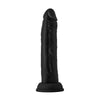 Shaft Model J 7.5 Inch Liquid Silicone Realistic Dildo - Colour: Black