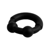 Playful Nero Liquid Silicone Coated Metal C-Ring