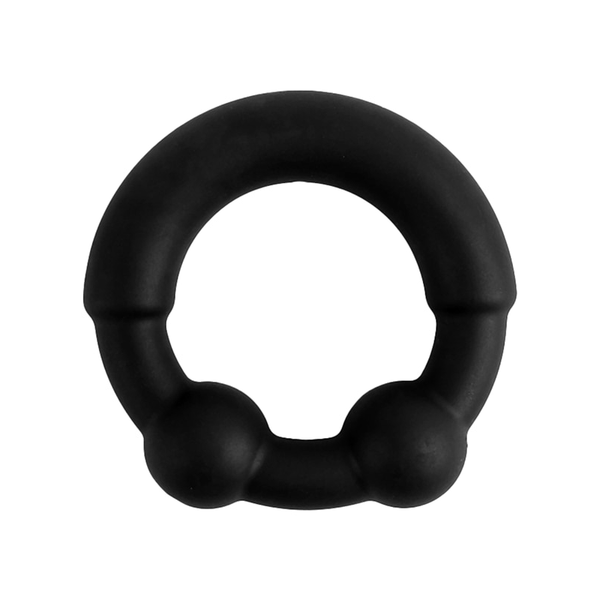 Playful Nero Liquid Silicone Coated Metal C-Ring