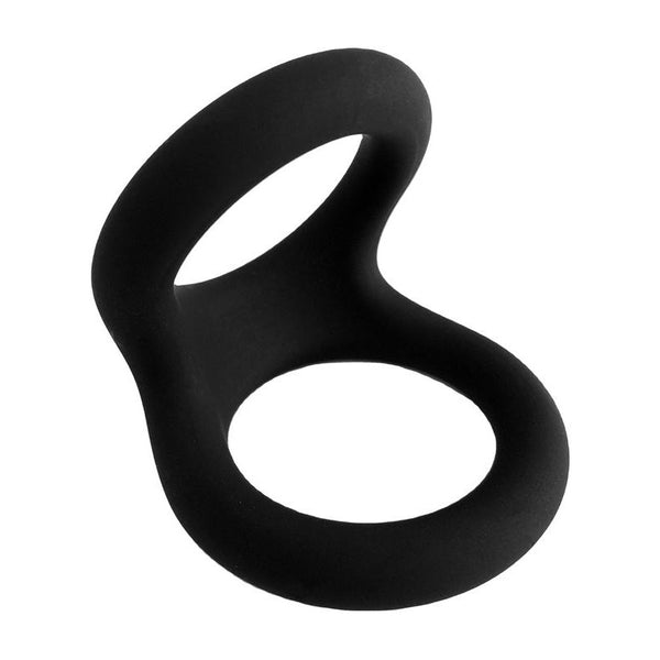 Playful Nero Soft Silicone Two Way Ring