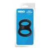 Playful Nero Soft Silicone Two Way Ring