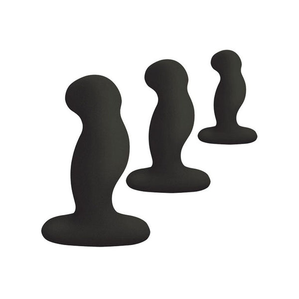 Nexus Anal Starter Kit 3 Solid Sillicone Anal Plugs