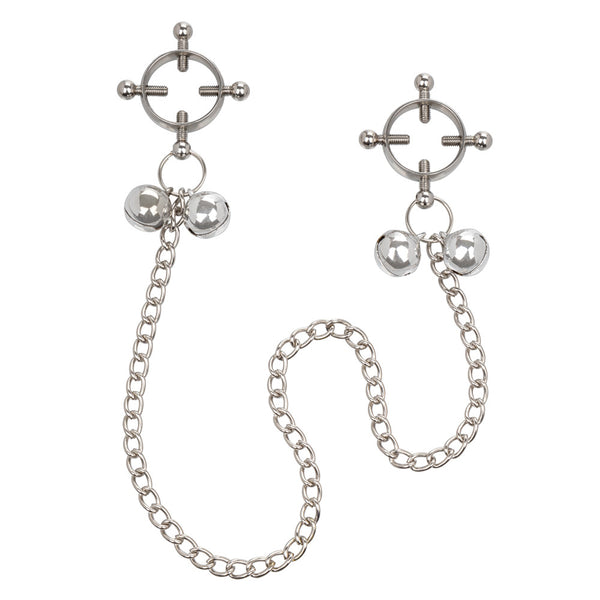 CalExotics Nipple Grips 4-Point Nipple Press with Bells