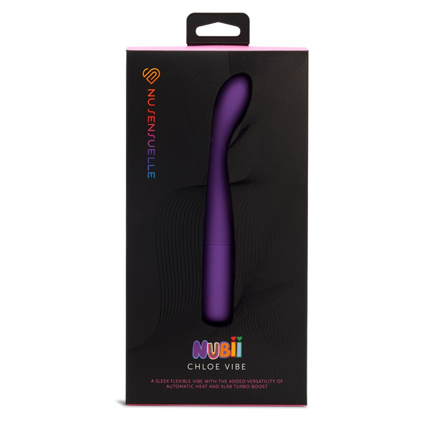 Novel Creations NU Sensuelle Chloe Nubii Slim G-Spot with Turbo and Heat - Colour: Purple