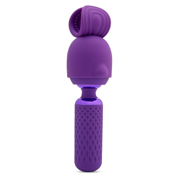Novel Creations NU Sensuelle Harlow Nubii Mini Wand With Attachment - Colour: Purple