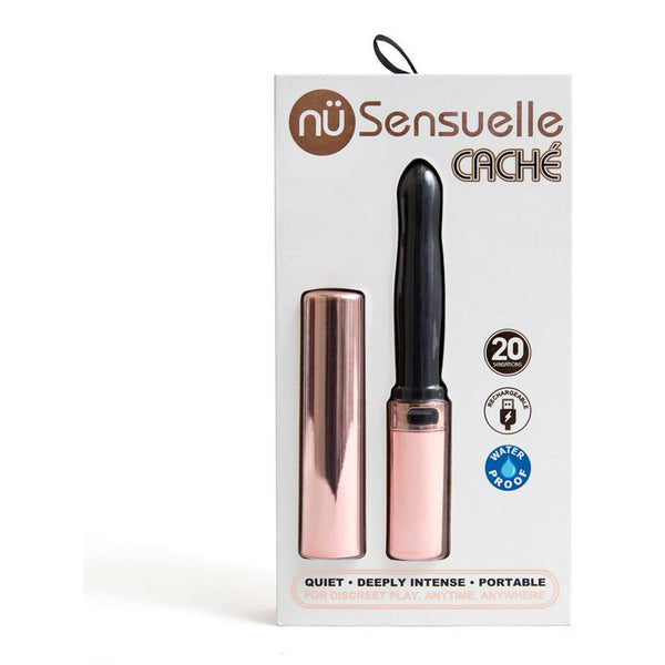 NU Sensuelle Novel Creations Sensuelle Cache 20 Function Rechargeable Covered Vibe