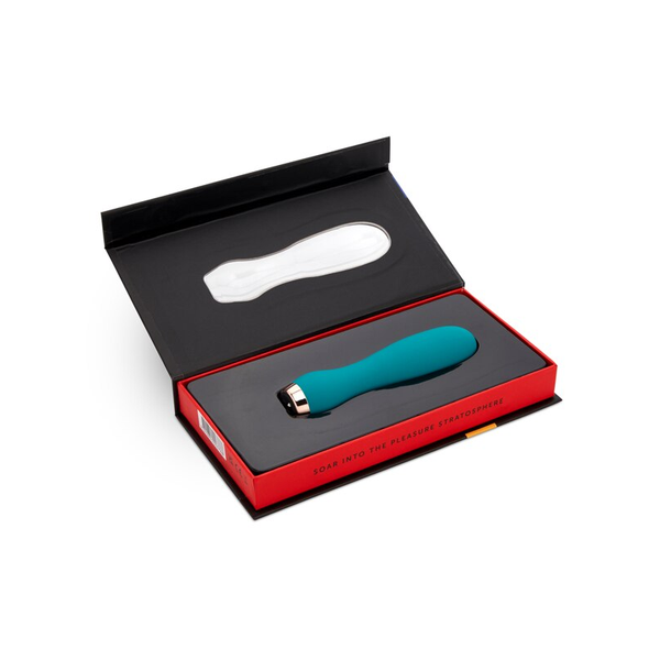 Novel Creations NU Sensuelle Skye Velvet Touch Bullet With Turbo Boost - Colour: Emerald