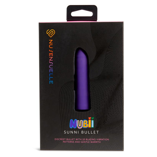 Novel Creations NU Sensuelle Sunni Nubii Lipstick Bullet With Heat - Colour: Purple