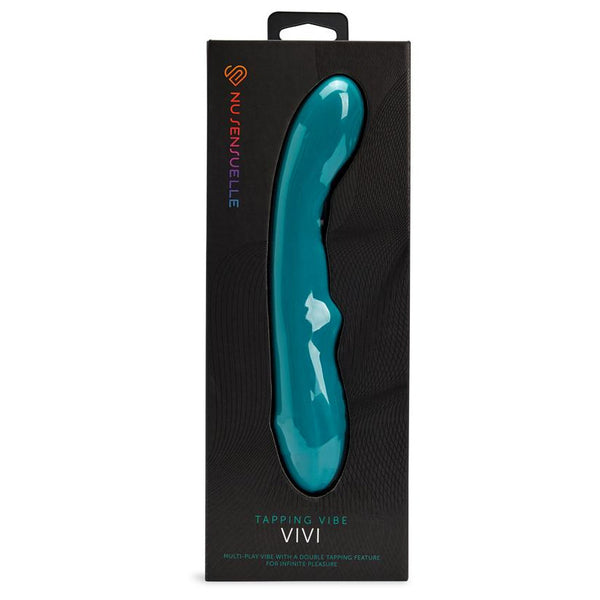 Novel Creations NU Sensuelle Vivi Double-Tapping Vibe - Colour: Emerald Green
