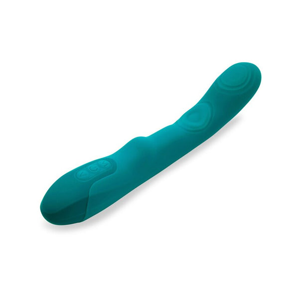 Novel Creations NU Sensuelle Vivi Double-Tapping Vibe - Colour: Emerald Green