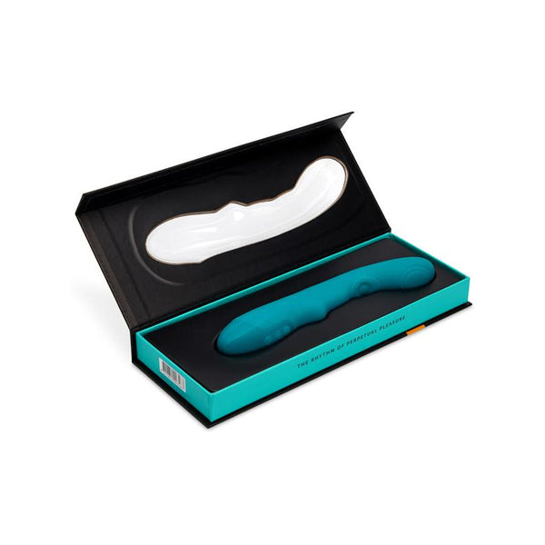 Novel Creations NU Sensuelle Vivi Double-Tapping Vibe - Colour: Emerald Green