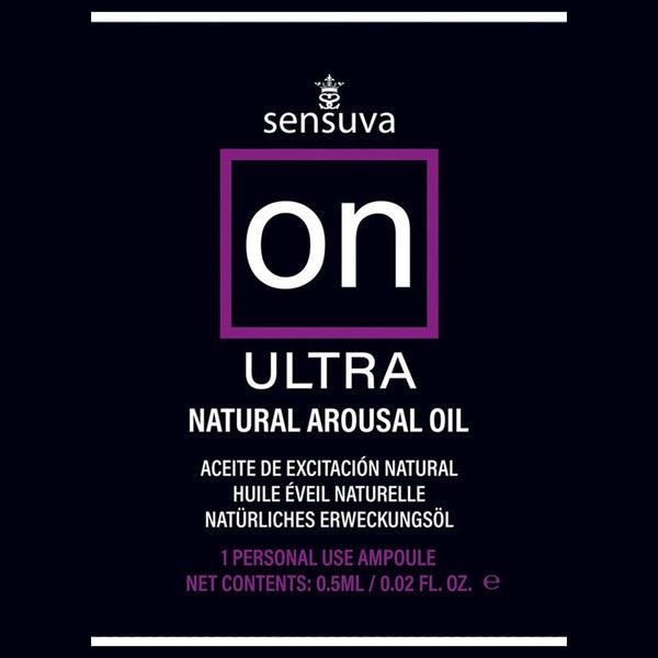 Sensuva On Ultra Arousal Oil Single Use Ampoule