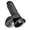 PipeDream King Cock Realistic Dildo - 8 inch Cock With Balls