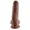 PipeDream King Cock Realistic Dildo - 8 inch Cock With Balls