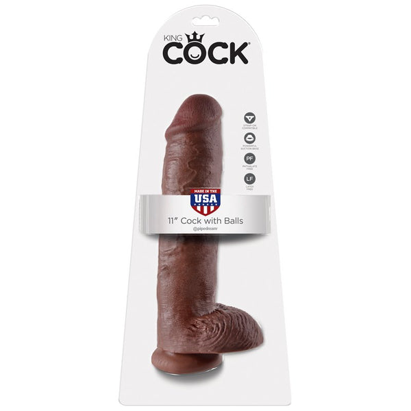 PipeDream King Cock - Huge 11 Inch Dildo With Balls