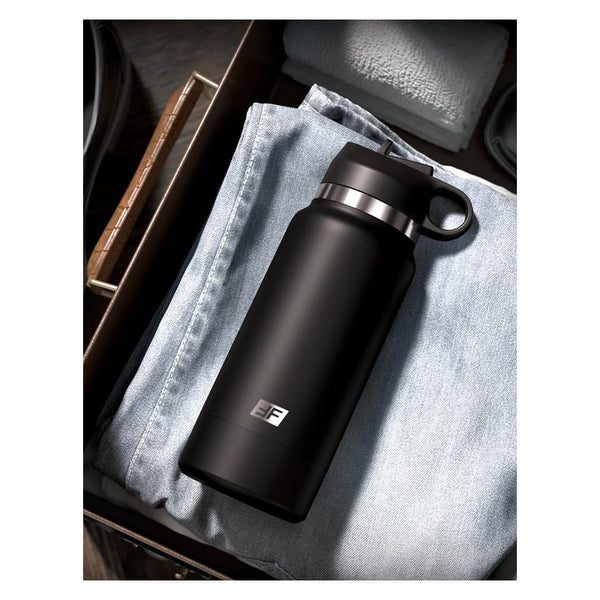 PDX Brands PDX Plus Fap Flask Happy Camper Discreet Stroker - Colour: Black Bottle Frosted