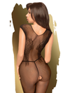 Penthouse Lingerie Wild Catch Embroided Fishnet Bodystocking with Open Crotch