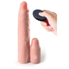 Pipedream Fantasy X-Tensions Elite 9 in. Sleeve Vibrating 3 in. Plug with Remote