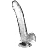 Pipedream King Cock Clear 9 inch with Balls