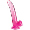 Pipedream King Cock Clear 9 inch with Balls