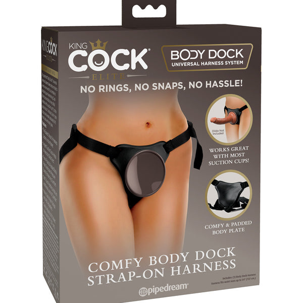 Pipedream King Cock Elite Comfy Body Dock Strap-On Harness