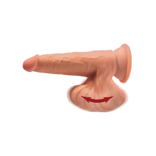 Pipedream King Cock Plus 7 inch Triple Density Cock with Swinging Balls