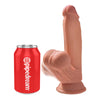 Pipedream King Cock Plus 7 inch Triple Density Cock with Swinging Balls