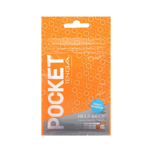 Tenga Pocket Tenga Hexa-Brick Disposable Masturbation Sleeve