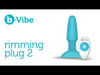 B-Vibe Peace and Love Tie-Dye Rimming Plug