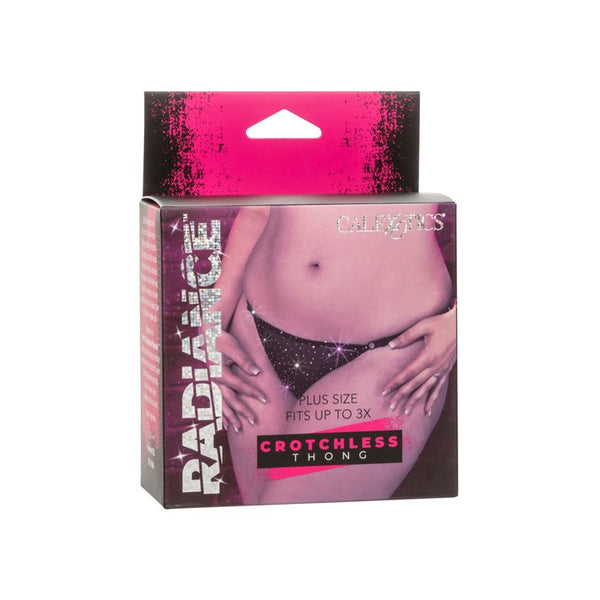 CalExotics Radiance Crotchless Thong - Size: 3X