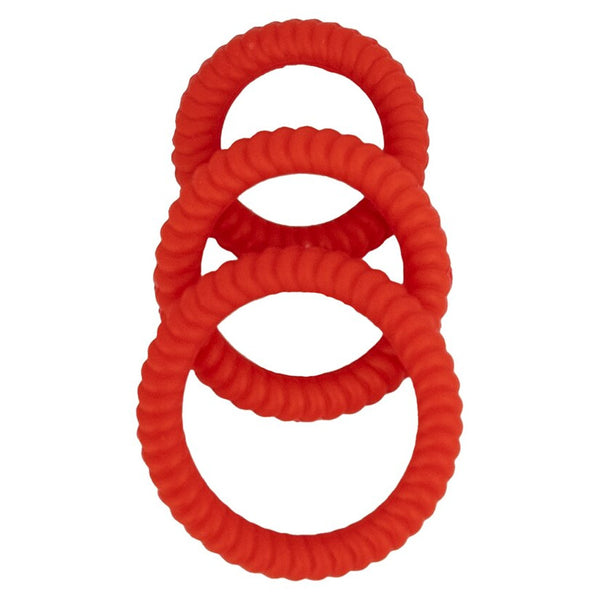 Nasstoys Ram Ultra Cocksweller Cockring Set - Colour: Red