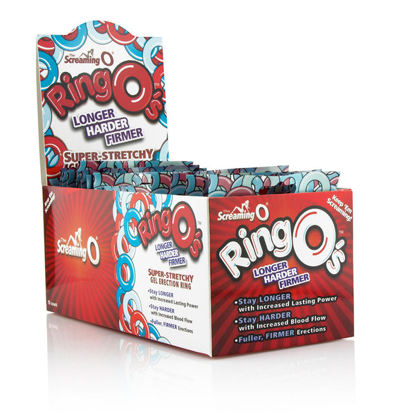 Screaming O RingO Cock Rings in POP Box 18 Pack