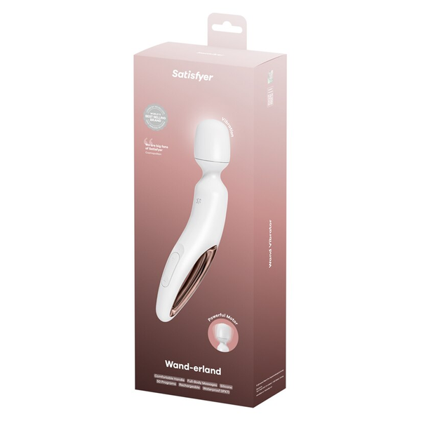 Satisfyer Wand-erland Wand Vibrator - Colour: White