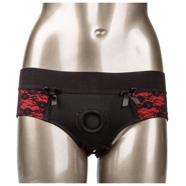 California Exotic Scandal Pegging Panty Set - Size: S/M