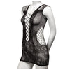 CalExotics Scandal Plus Size Peek-A-Boo Mini Dress