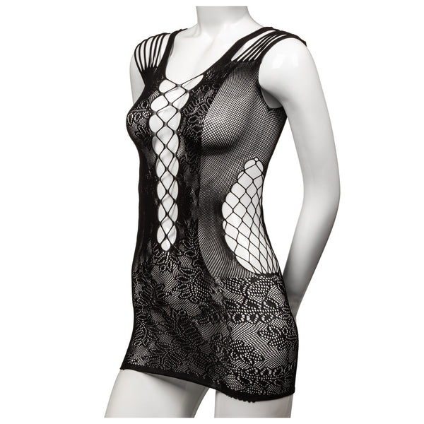 CalExotics Scandal Plus Size Peek-A-Boo Mini Dress