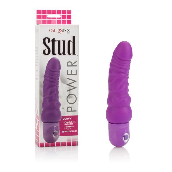 California Exotic Waterproof Power Stud Curvy Realistic Vibrator