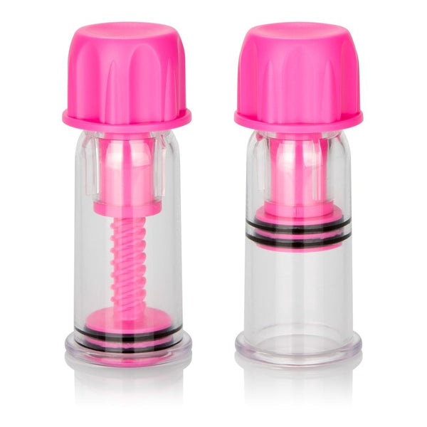 California Exotic Nipple & Breast Toy - Nipple Play Vacuum Twist Suckers