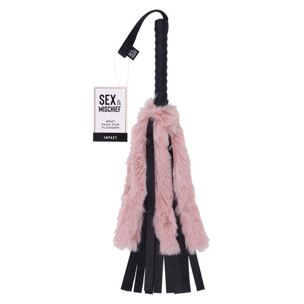Sportsheets Sex And Mischief Brat Faux Fur Flogger